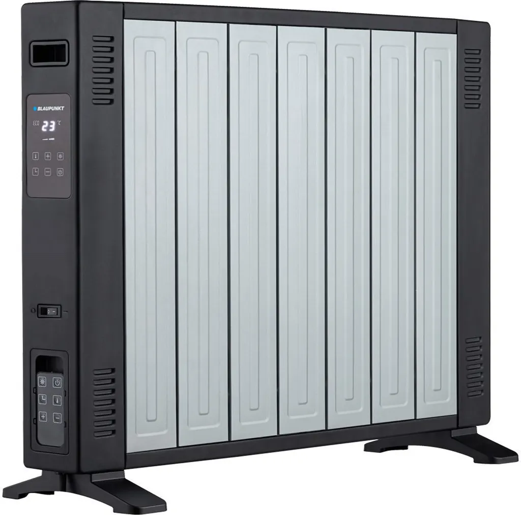 Chauffage d'Appoint 2000W Blaupunkt HOR701 pour Pièce de 22 m² Noir
