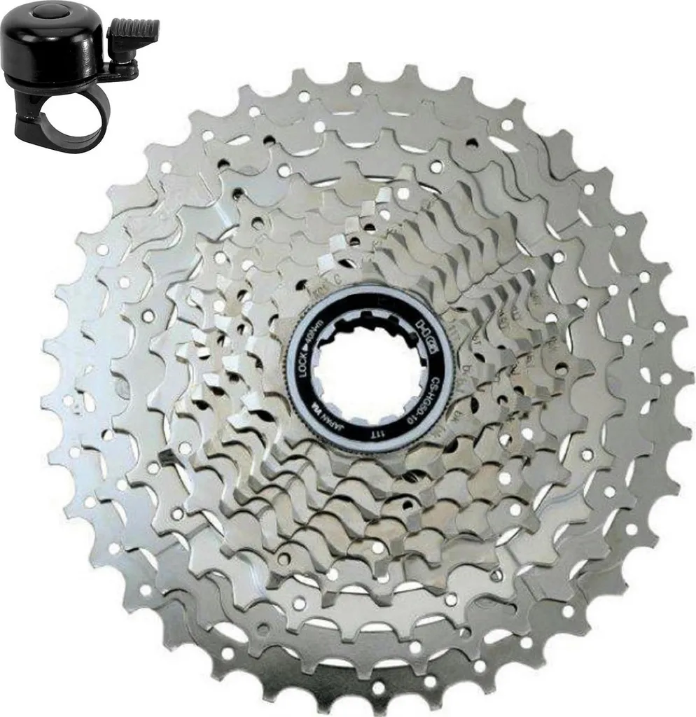 Cassette Shimano CS-HG50 10 Vitesses 11-36 dents avec Sonnette Vélo
