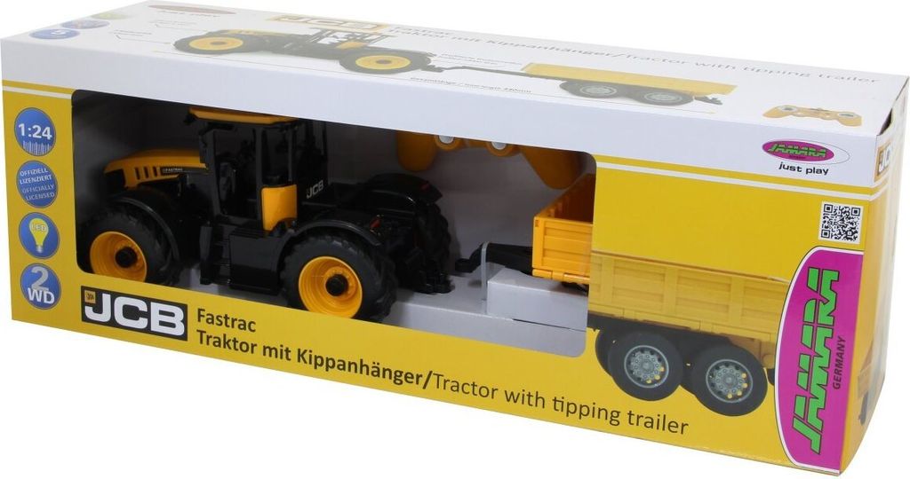 JCB Fastrac Traktor mit Kippanhänger 1:24 2,4GHz Produktbild 17