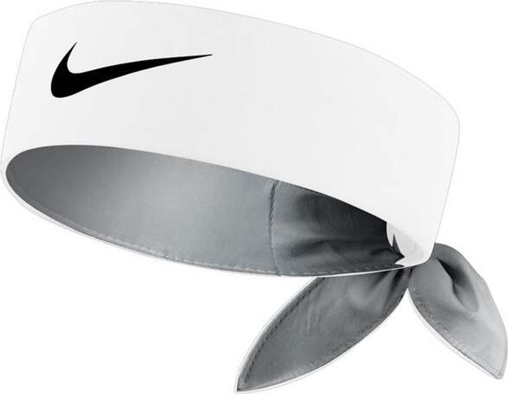 Nike 9320/8 Tennis Headband 101 White/Black -