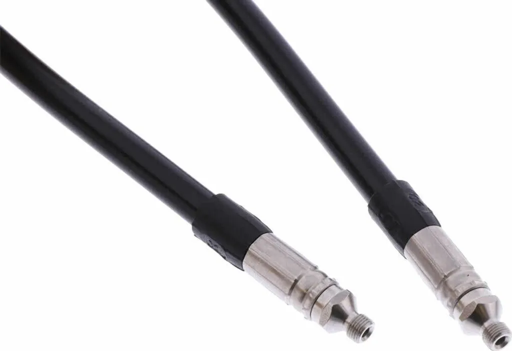 Tubo freno aeronautico STAHLFLEX 40cm nero