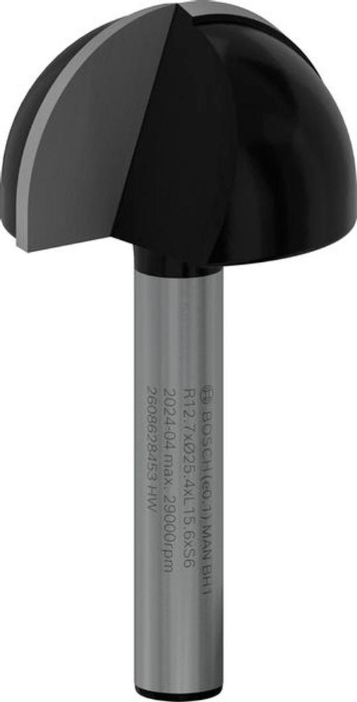 PRO Hohlkehlfräser, R 12,7, Schaft 6 mm Produktbild 
