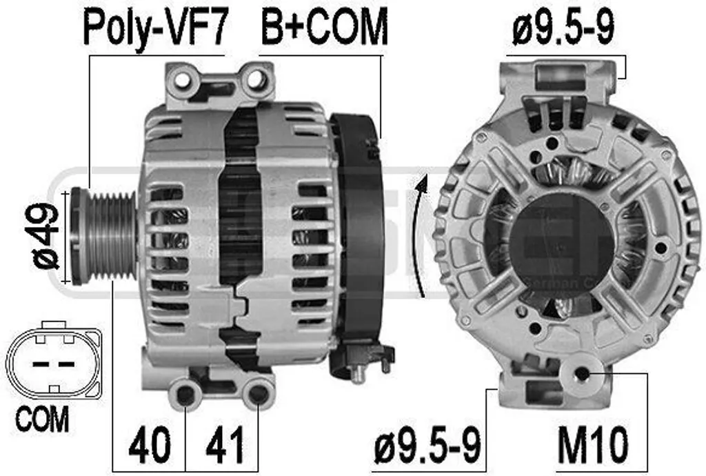 Alternateur BMW 12317542351 - Stop aux Problèmes de Batterie et Charge