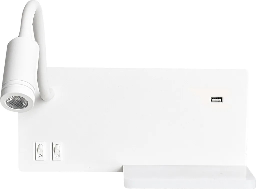 Fini la fatigue oculaire avec la lampe de nuit 3x5W LED SHELF Milagro