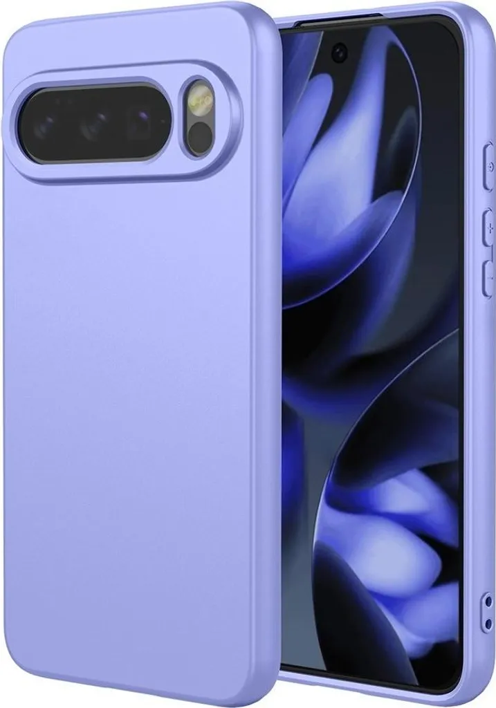 Cover Silicone Soft Silk Google Pixel 10 Pro - Protezione Ultra Slim Viola