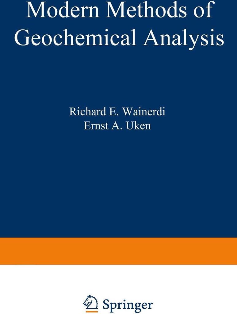 Modern Methods of Geochemical Analysis