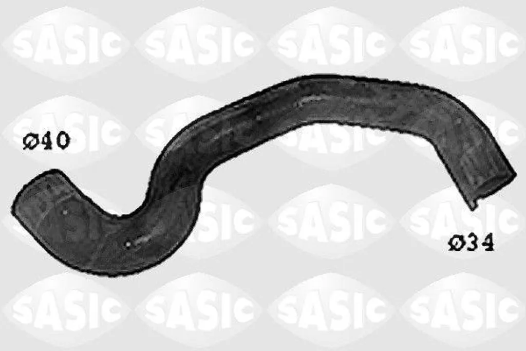 SASIC SWH0437 Tubo radiatore OE 1343X2 compatibile con Partner, 306, Xsara, Berlingo