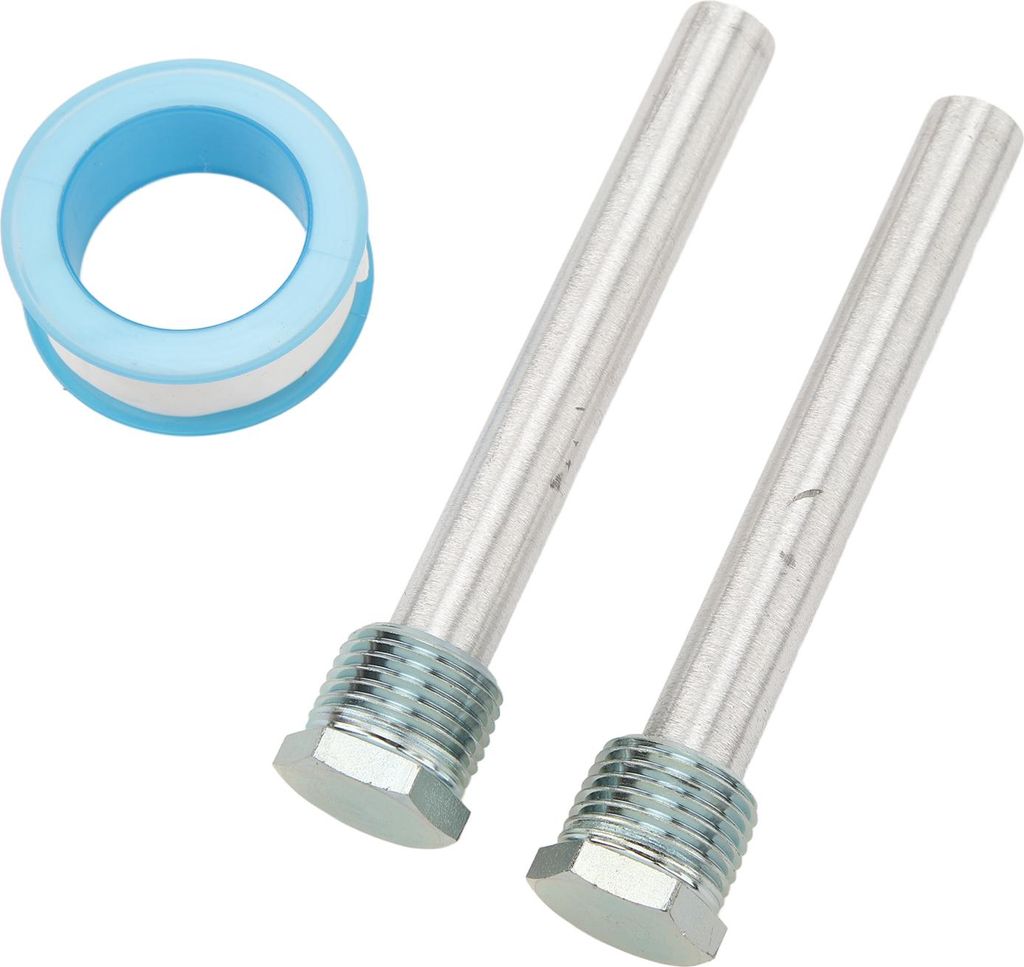 2pcs Anodenstange robuste zuverlässige 1/2in -NPT -Gewinde Blue Zink -Kappe Magnesium für RV -Warmwasserbereiter