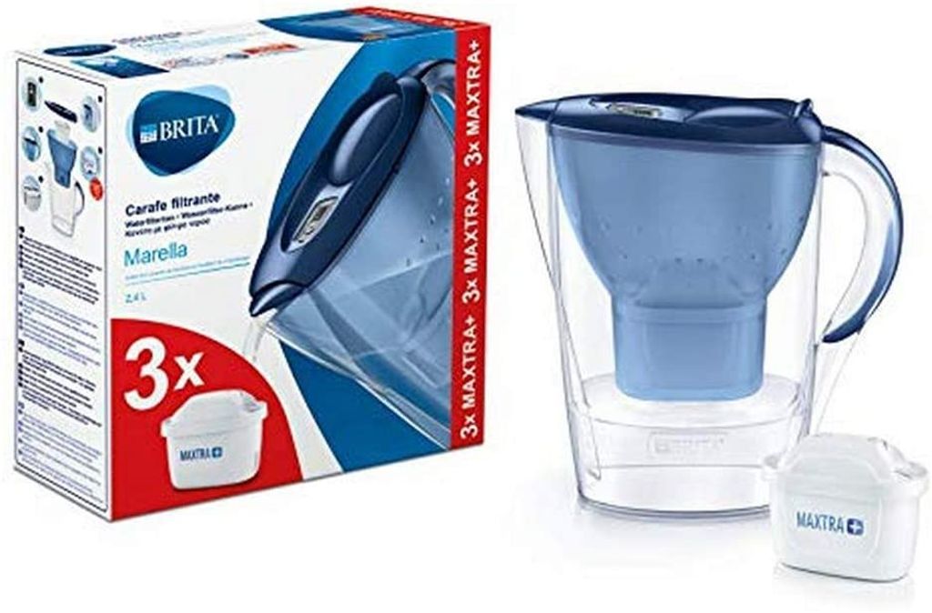 Kartuschen 5x Maxtra BRITA Marella XL 3,5L Wasserfilter Blau inkl 