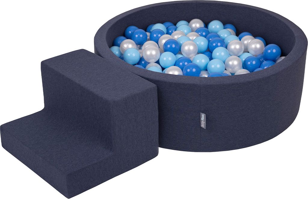 KiddyMoon Mäkké penové ihrisko pre deti s guľatým Obrázok produktu 