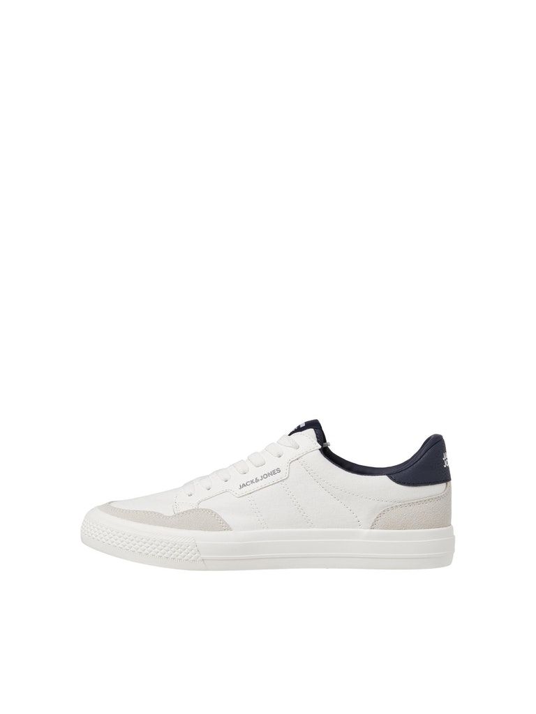 Jack & Jones 12184170_2206_40, Männlich, Erwachsener, Modische Sneakers, Weiß, Schnürverschluss, Rundzeh