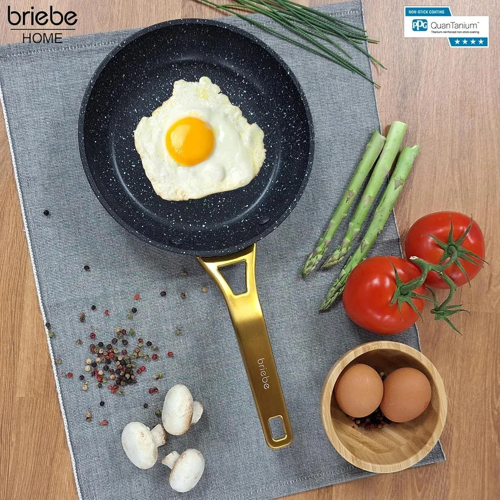 Set Padelle Briebe Gold Titanium Nere: Design e Funzionalità - 2