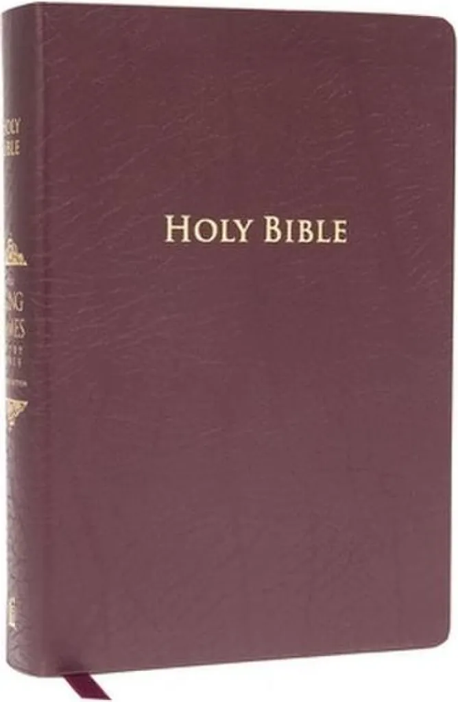 Bible d'étude KJV King James avec concordances et notes théologiques 1200p