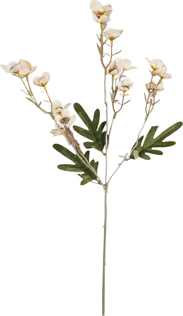 künstliche Pflaumenblüten-Realistische Simulation Dreiziger Pflaumenblüten Fake Blume für Home Party Decor-Hellgelb