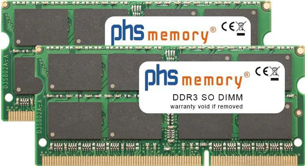 PHS-memory 16GB RAM Kit per QNAP TS-1253BU-4G (2x8GB) | DDR3L 1600MHz