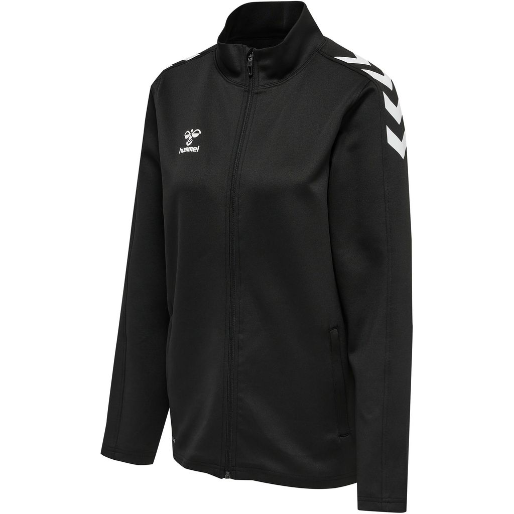 HUMMEL hmlCORE XK POLY ZIP SWEAT WOMAN, BLACK, XL
