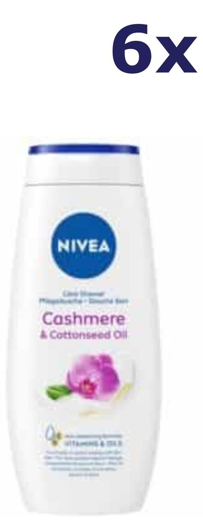 Nivea Creme Soft Cashmere Moments Shower Gel With Orchid Scent, Enriched With Vitamin C And Vitamin E, 250 Ml