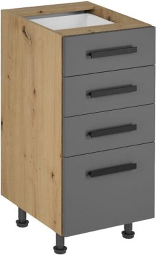 Schubladenkommode Auszugsschrank Küche Schubladenunterschrank Kommode