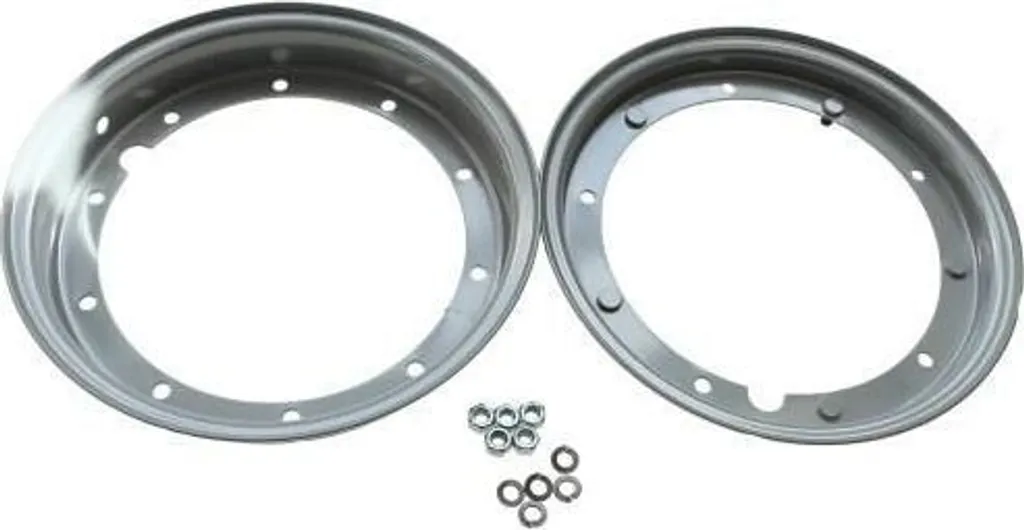 Jante grise 2.10-10 pour Vespa PX 125 et Piaggio Ape pneu 3.50-10
