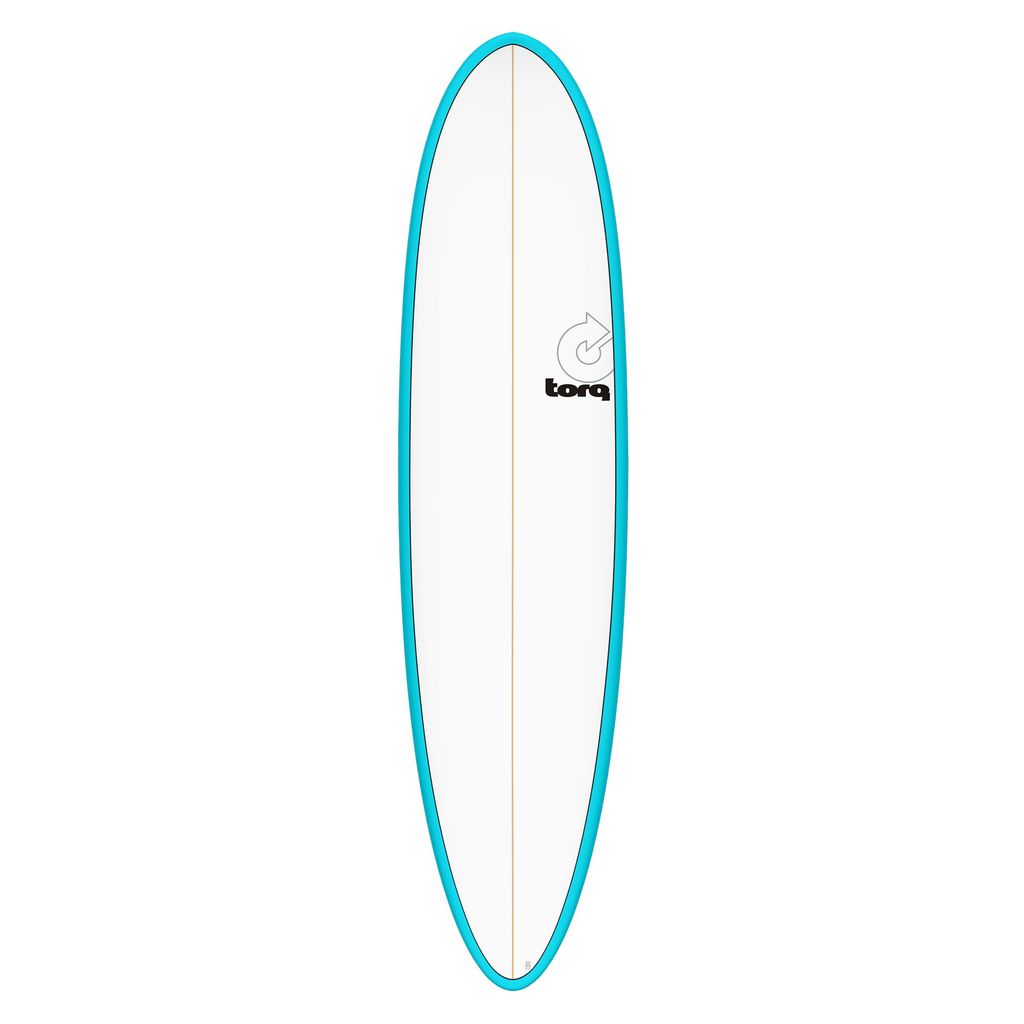 Surfboard TORQ TET 7.6 MOD Fun Blau Pinline