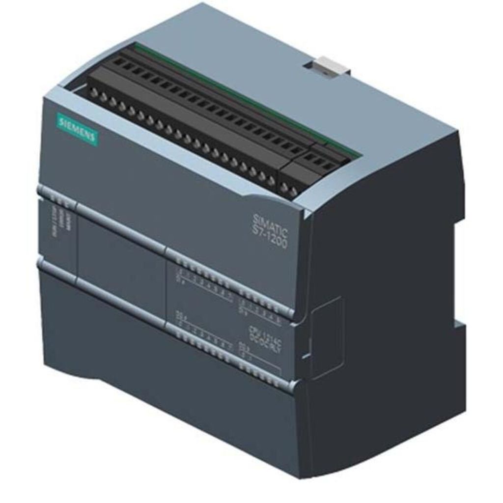 Siemens S7-1200 CPU 1214C SIMATIC S7-1200, 14 DI, 2 AI (0...10 VDC), 6 HS, 10 RO (6ES7214-1HG40-0XB0)