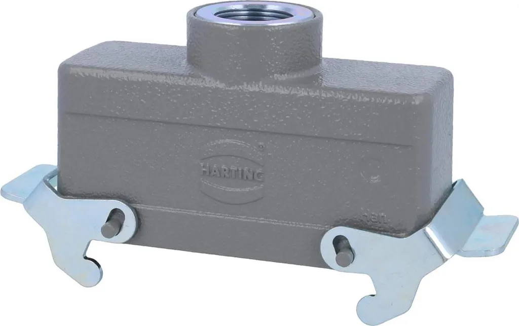 Boîtier de connecteur industriel Han 24B bas avec presse-étoupe M25