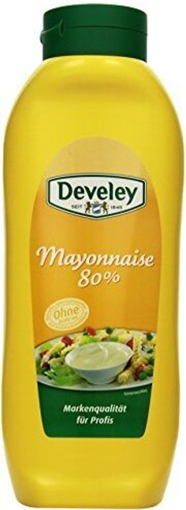 Develey Mayonnaise 80 Prozent cremig mild im Vorratspack 4x875ml