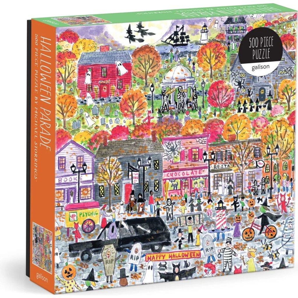 Halloween Parade Jigsaw Puzzle 500 Piece – Lingua: Inglese Immagine del prodotto 