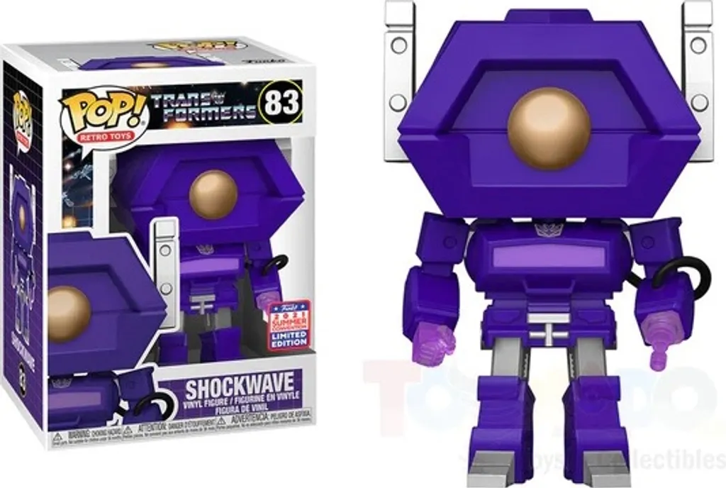 Shockwave 83 Transformers Summer Convention 2021 Funko Pop Vinyl