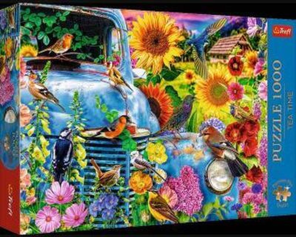 Trefl Puzzle 1000 Teile - Premium Plus Tea Time Country Life Songbirds