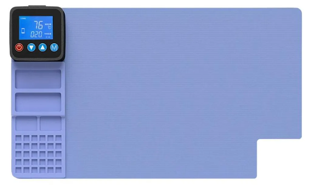 Tapis chauffant anti-casse pour décoller écrans de téléphones portables