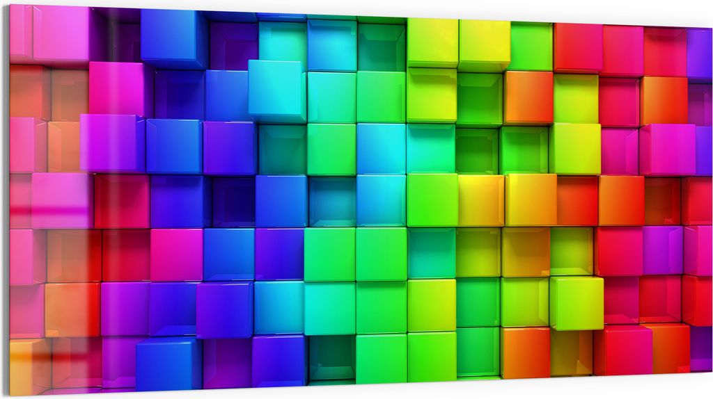 DEQORI Magnettafel Glas 100x50 cm 'Kreative Unordnung' beschreibbar Whiteboard Küche