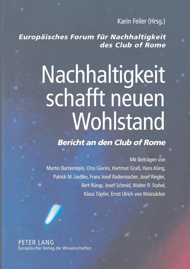 Nachhaltigkeit schafft neuen Wohlstand