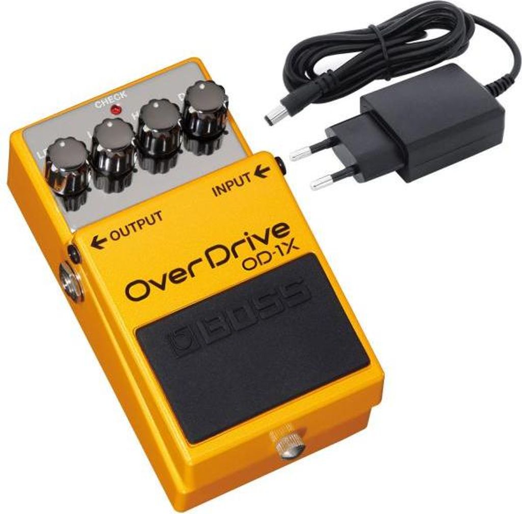Boss OD-1X Overdrive Effektgerät Pedal mit Netzteil
