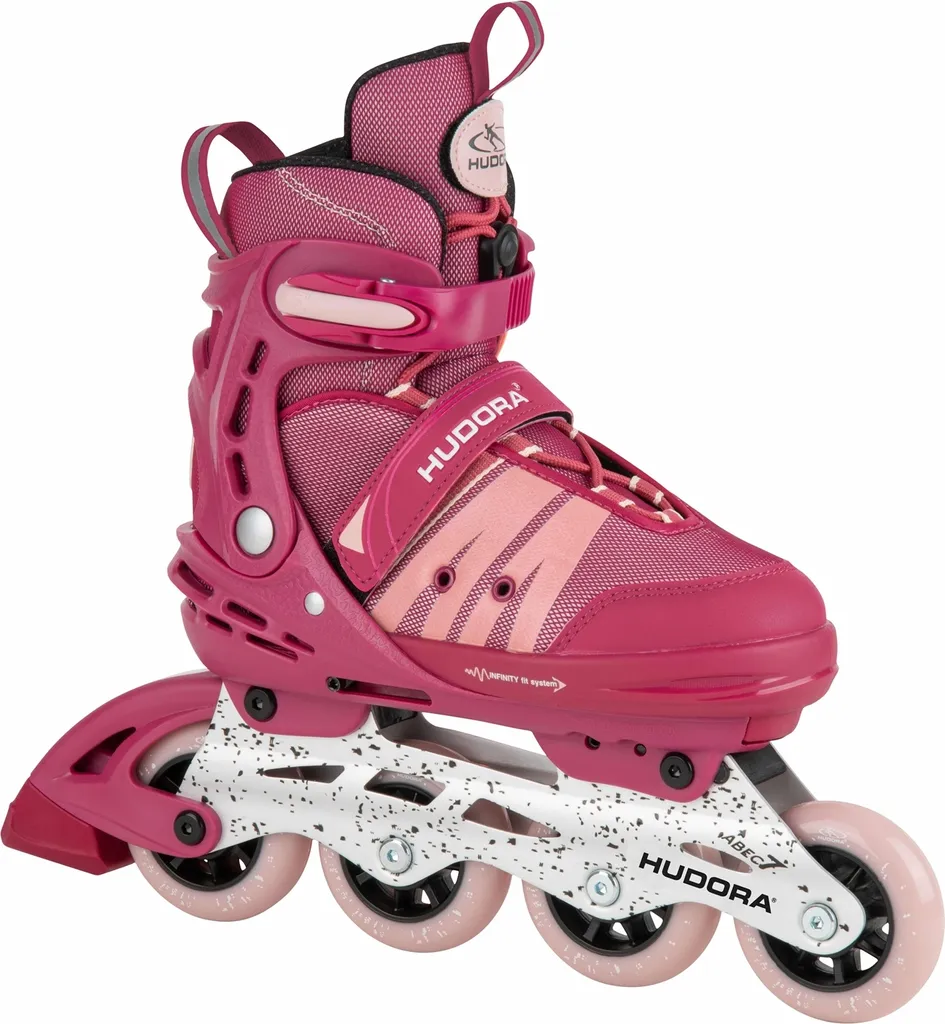 Patins en ligne Comfort berry avec chausson rembourré tailles 29-34