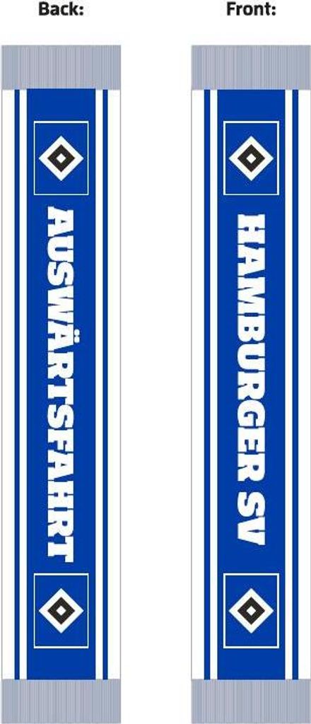 Hamburger SV HSV Autoschal Polyester Produktbild 