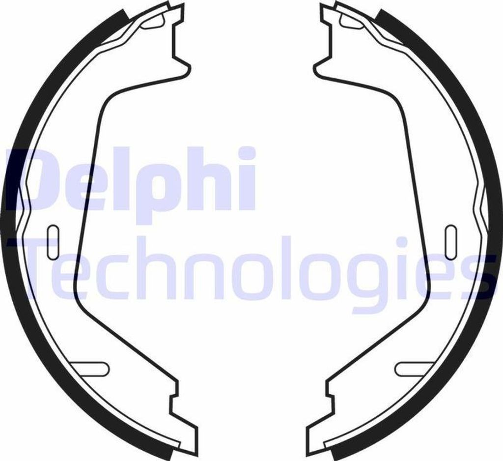 DELPHI LS1884 Handbremsbeläge für VOLVO V70 II (285) Handbremse 178mm