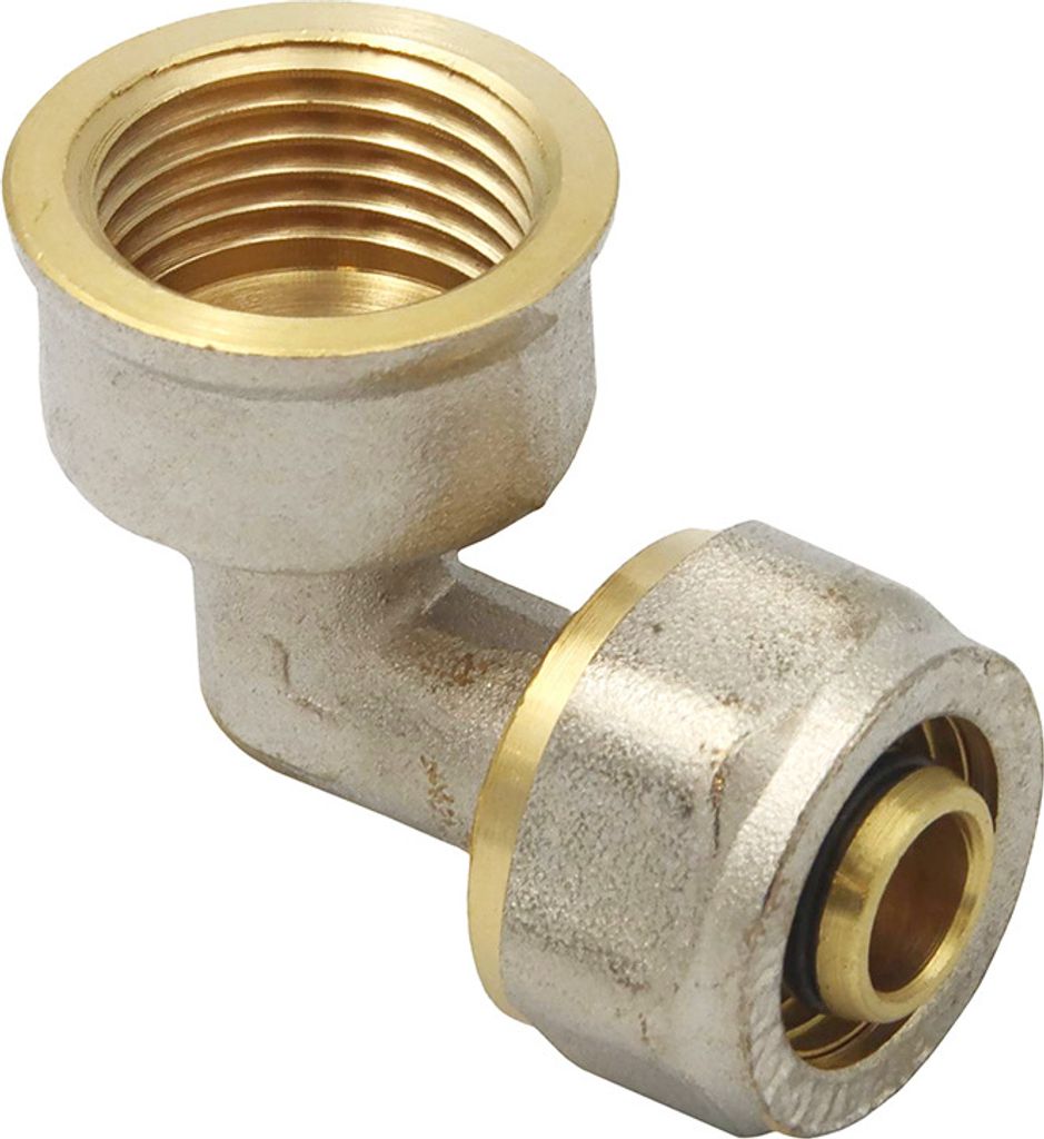 Pipetec Klemmring Schraubfitting Winkel 16x2 mm 90° - 1/2 Produktbild 