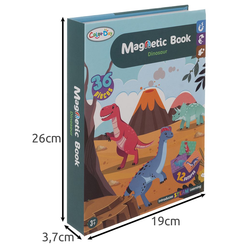 Kruzzel Magnetické puzzle - dinosauři 24730 AKCE Obrázek produktu 2