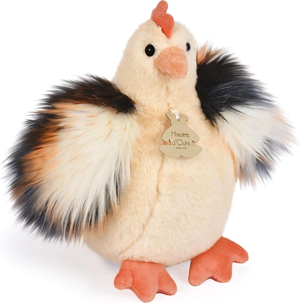Doudou Histoire d'Ours Plüschhenne beige 20 cm