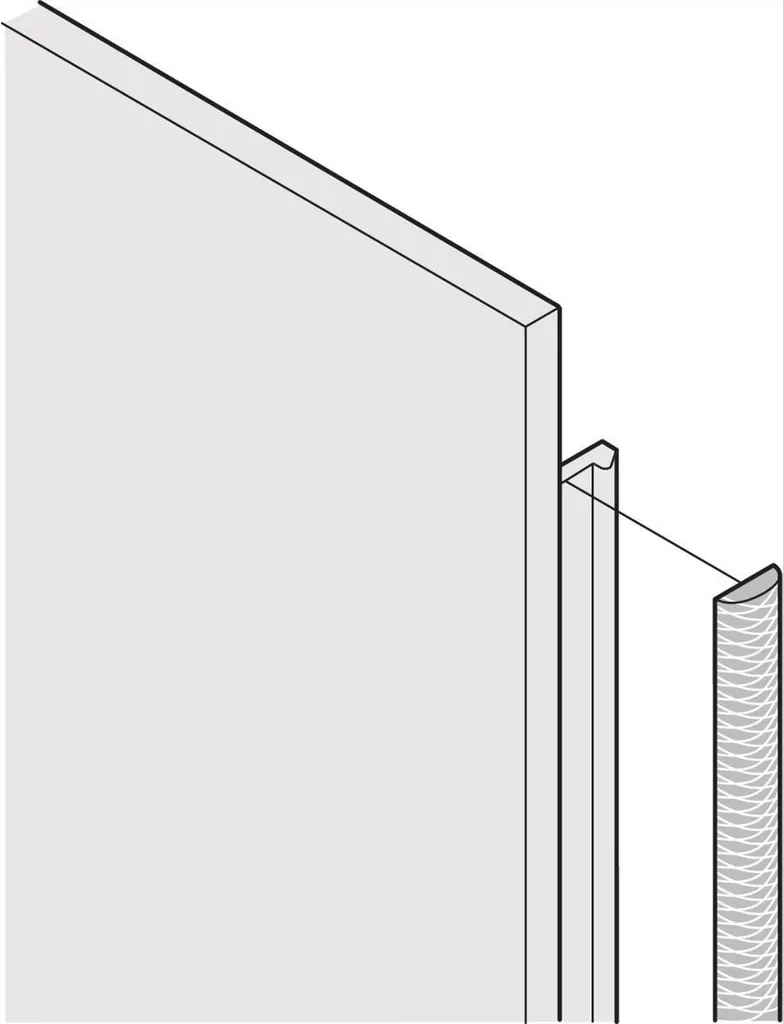 Joint de blindage CEM textile 6HE Schroff 21101855 pour rack de 10 unités