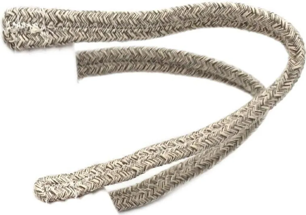 Panier à linge tressé artisanal en coton avec poignées intégrées