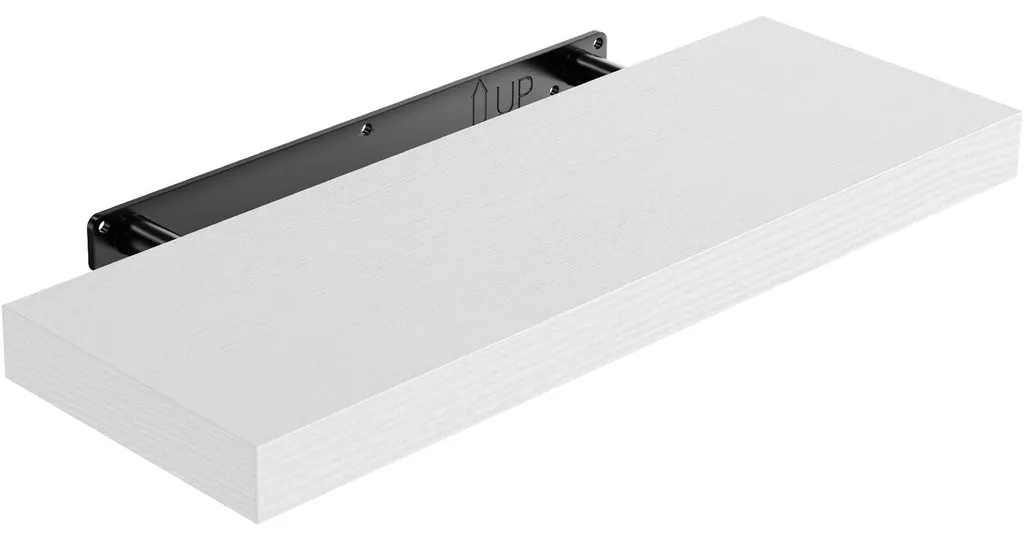 Étagère murale blanche 40 cm, gagnez de la place avec élégance et style
