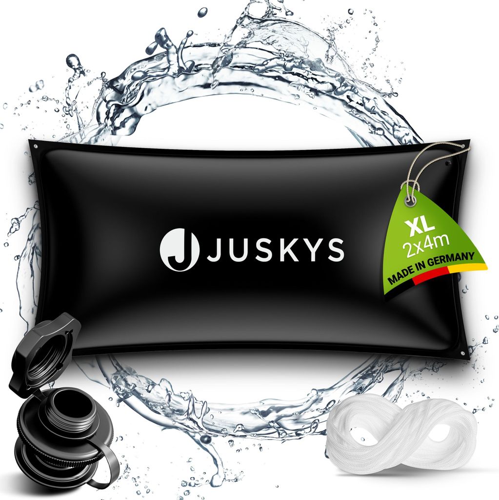 Juskys Aufblasbare Poolabdeckung Eckig 2 x 4 m - Pool Produktbild 1