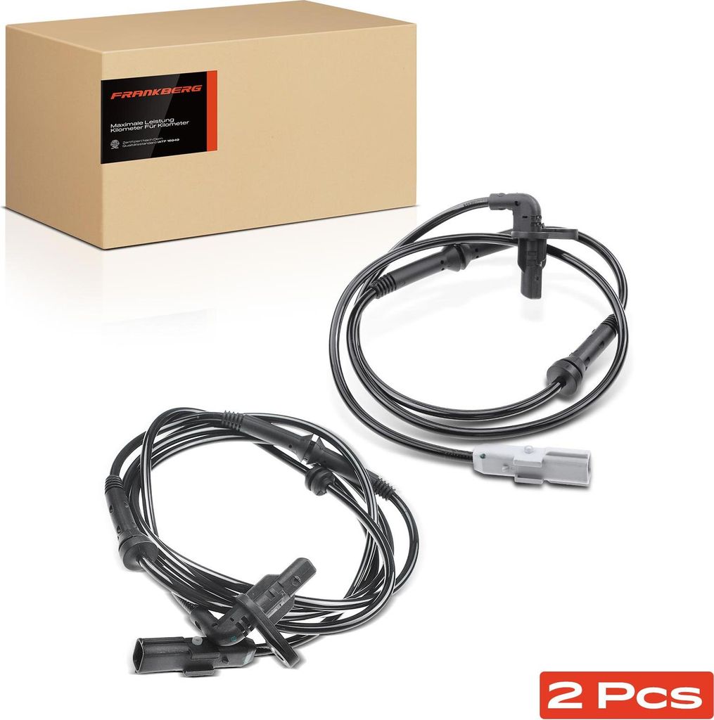 Frankberg 2x ABS Sensor Hinten Links Rechts für Dacia Dokker Express KE Lodgy 1.5L 1.6L