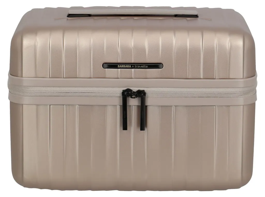 Vanity Case Barbara Novelty Travelite - Mallette Maquillage Satin Nude