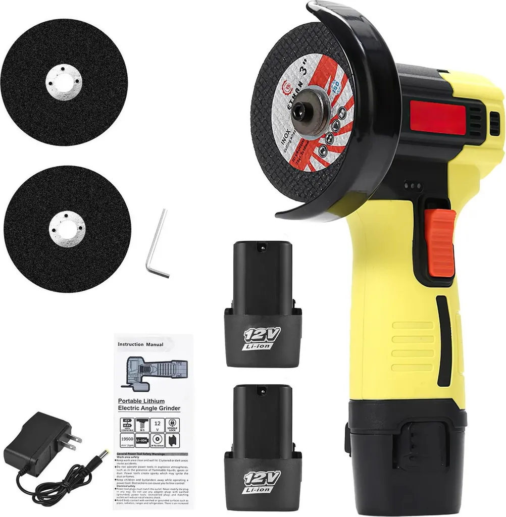 Mini Flessibile a Batteria 12V Oro - 2 Batterie Litio Incluse