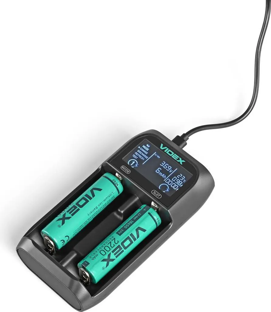 Videx Universal LCD Charger | USB-C Smart Power Solution per Gadget - 8