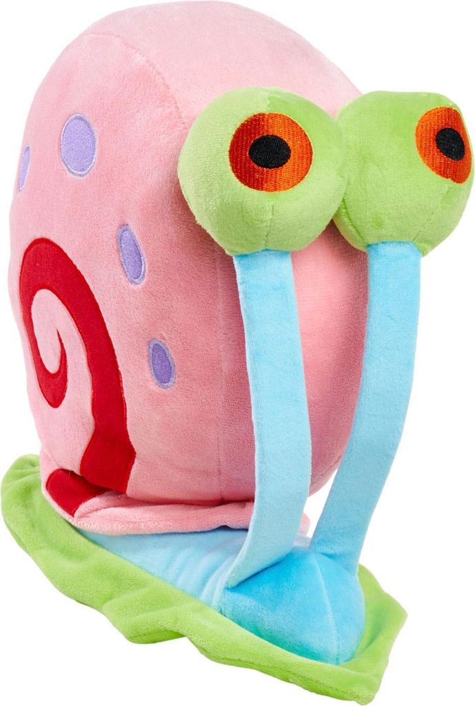 A plush toy of Gary the Snail from SpongeBob SquarePants.