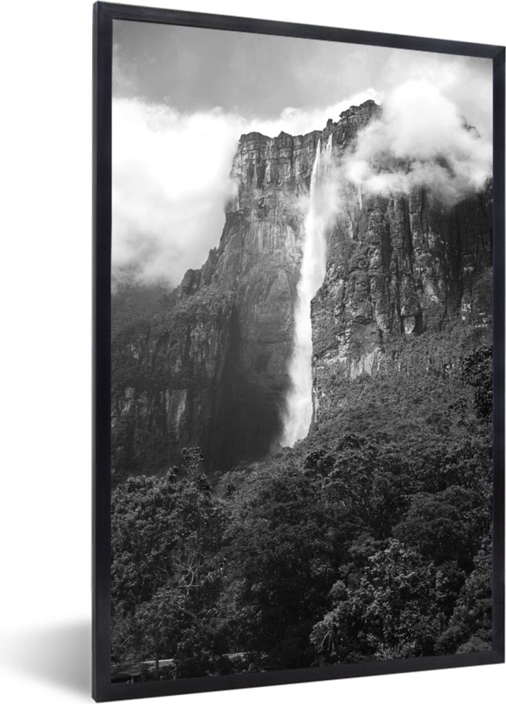 MuchoWow® MuchoWow® Gerahmtes Poster Schwarz-Weiß-Bild der Produktbild 